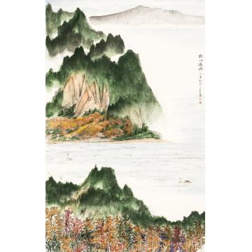 王世涛国画山水秋山逸興字画之家