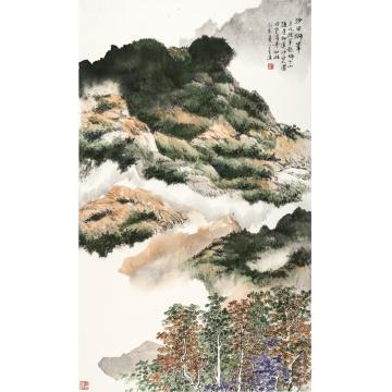 王世涛国画山水沙田獅峯字画之家