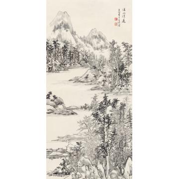 王世涛国画山水溪山清遠字画之家