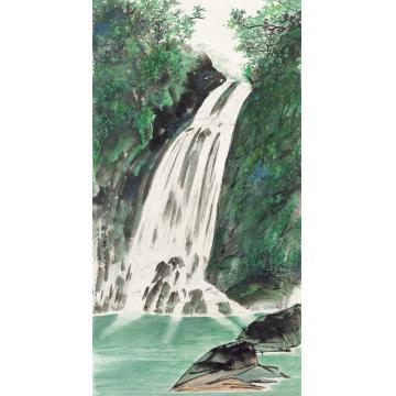 王世涛国画山水新娘潭字画之家