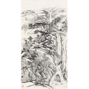 王世涛国画山水浮巒暖翠字画之家