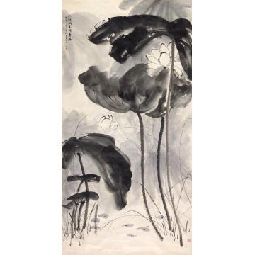 王世涛国画花鸟墨荷字画之家