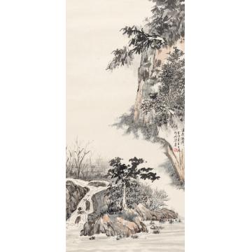 王世涛国画山水凍泉滋澹澹字画之家