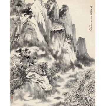 王世涛国画山水雲巖幽居字画之家