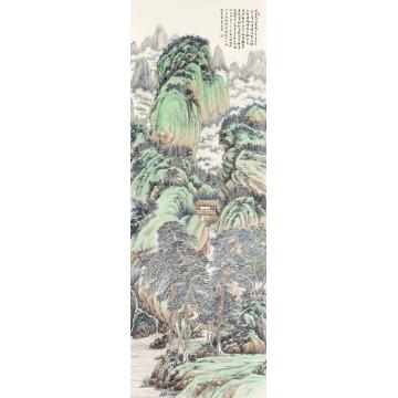 王世涛国画山水松巖山居字画之家