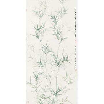 王世涛国画花鸟綠竹字画之家