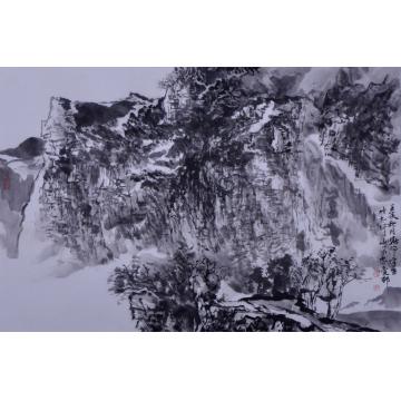 刘晓阳国画山水2012太行写生4(68X45)字画之家