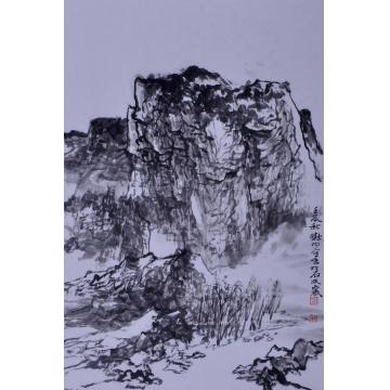 刘晓阳国画山水2012太行写生3(68x45)字画之家