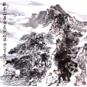 刘晓阳国画山水2012听泉字画之家