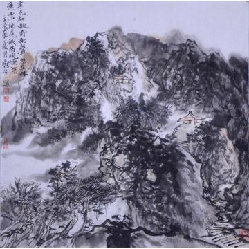 刘晓阳国画山水2012寒色秋声字画之家
