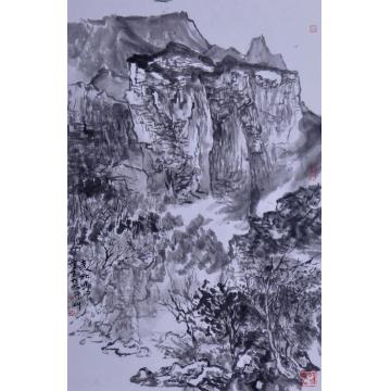 刘晓阳国画山水2012太行写生5字画之家