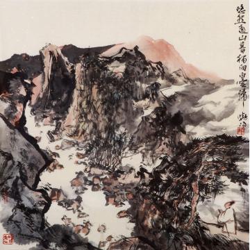 刘晓阳国画山水2014悠然远山字画之家