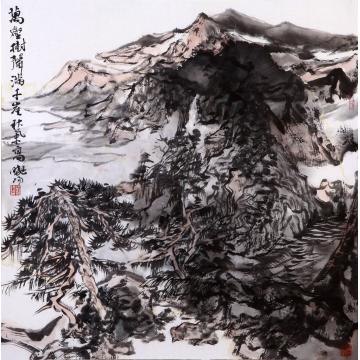 刘晓阳国画山水2014万壑树声字画之家