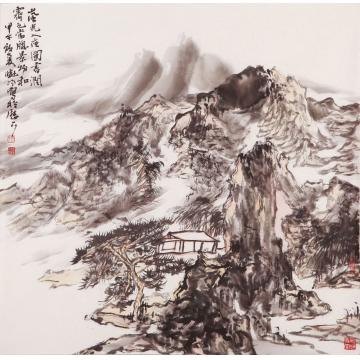 刘晓阳国画山水2014古人诗意3字画之家