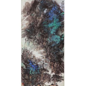 刘晓阳国画山水2014溪山翠色字画之家