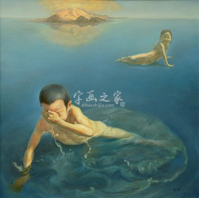 油画家郑辉字画之家