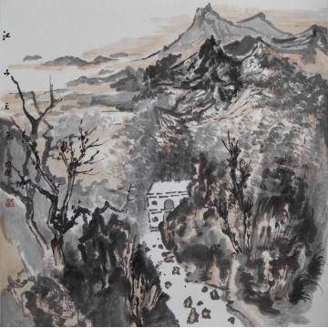 杨恩国国画山水IMG_6332字画之家