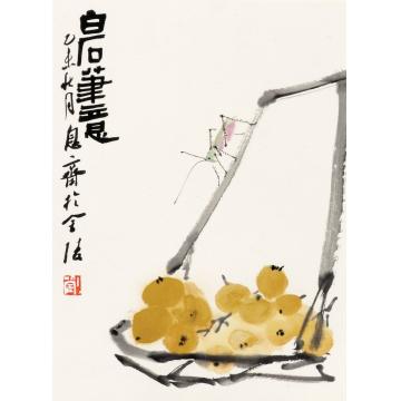 刘元堂国画花鸟白石笔意字画之家