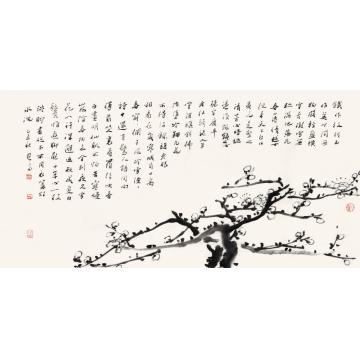 刘元堂油画花鸟梅花写生字画之家