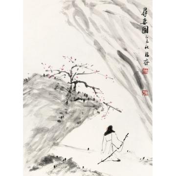 刘元堂国画人物寻妻图字画之家