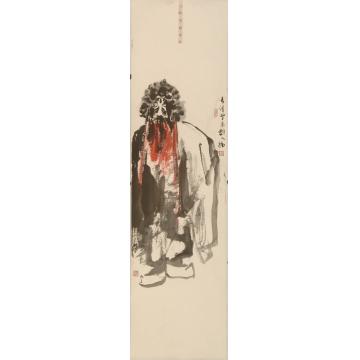 张青渠国画人物中国京剧-生末净旦丑(3)180x49 2008字画之家