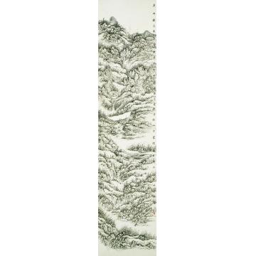 于学波国画山水江淮清胜之三字画之家
