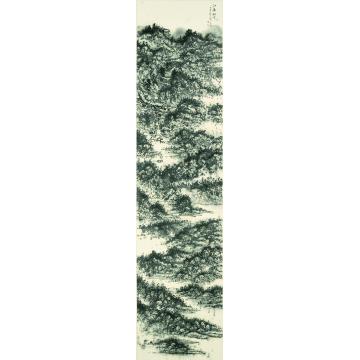 于学波国画山水江淮清胜之七字画之家