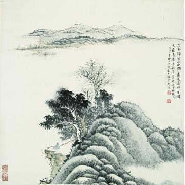 于学波国画山水一翁独钓字画之家