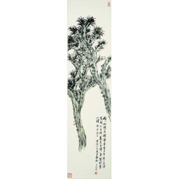 于学波国画山水双松字画之家