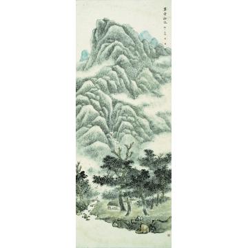 于学波国画山水草堂访客字画之家