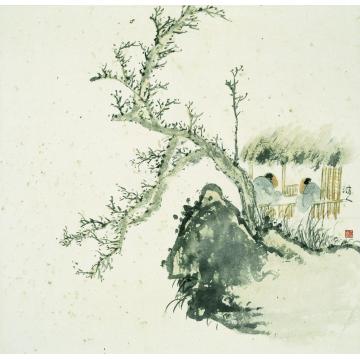于学波国画山水对弈字画之家