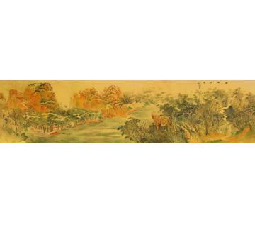 于学波国画山水女山松字画之家