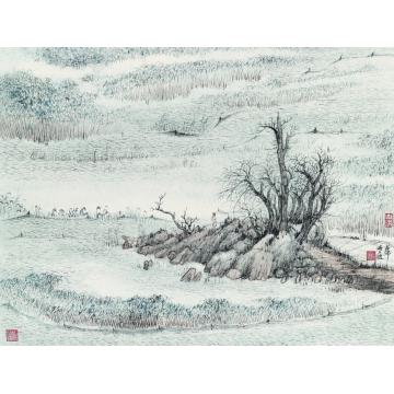 于学波国画山水龟头屿字画之家