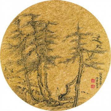 于学波国画山水天籁无声字画之家
