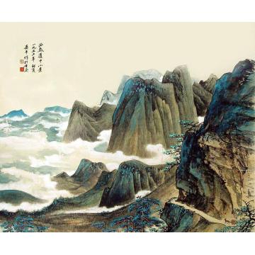 晏济元国画山水西秦道中字画之家