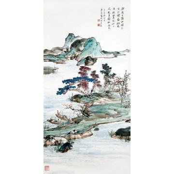 晏济元国画山水作品014字画之家