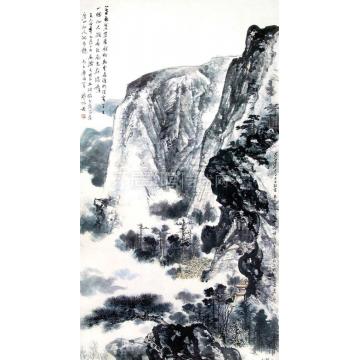 晏济元国画山水作品017字画之家