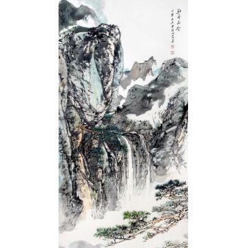 晏济元国画山水敬亭泉壑字画之家