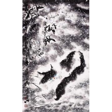李瑞卿国画动物李瑞卿作品015字画之家
