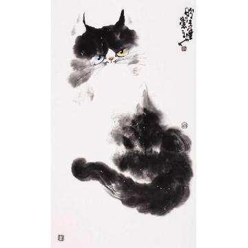 李瑞卿国画动物李瑞卿作品016字画之家