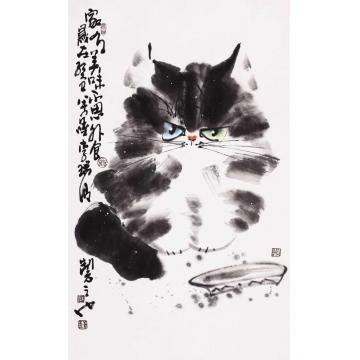 李瑞卿国画动物李瑞卿作品018字画之家