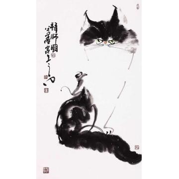 李瑞卿国画动物李瑞卿作品021字画之家