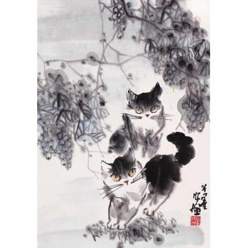 李瑞卿国画动物李瑞卿作品026字画之家