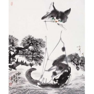 李瑞卿国画动物李瑞卿作品027字画之家