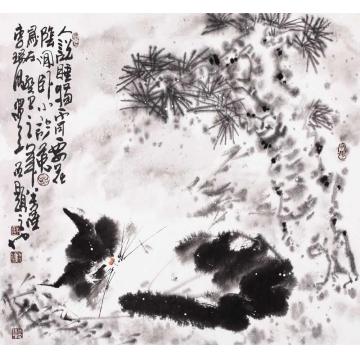 李瑞卿国画动物李瑞卿作品034字画之家