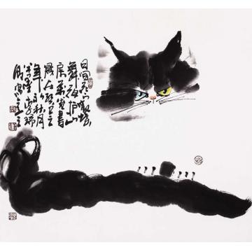 李瑞卿国画动物李瑞卿作品037字画之家