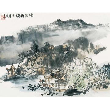李春海国画山水漫写荷塘字画之家
