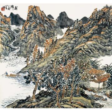 李春海国画山水霜降字画之家