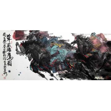 赵成民国画人物作品013字画之家