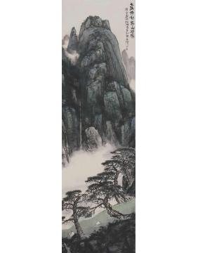 吴悦石国画山水空谷幽琴字画之家